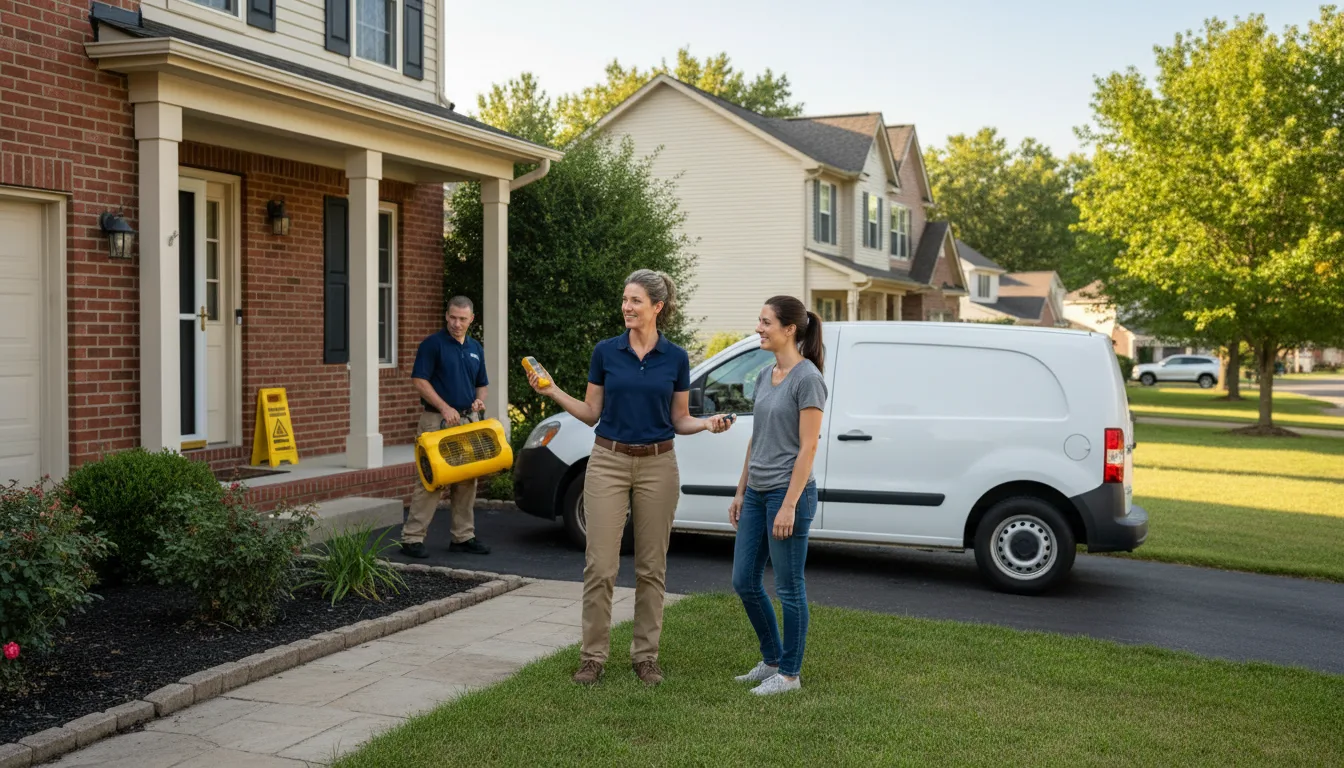 Residential water damage restoration in Pioneer, CA